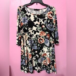 Vibe Sportswear Size L Floral Print Women's Dress 👗